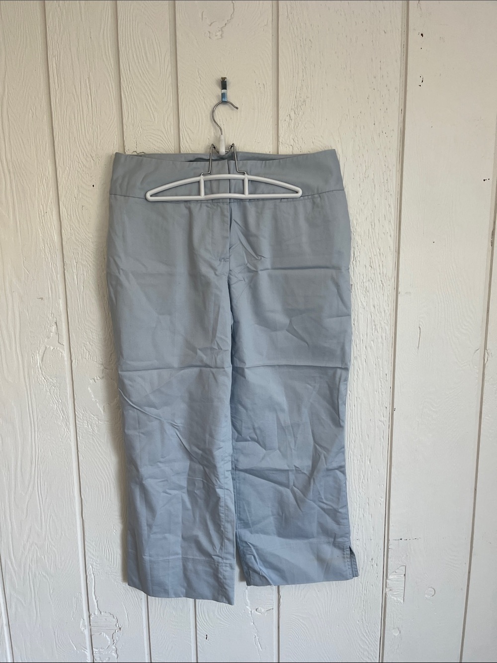 Mossimo Supply Co. women’s Light Blue/Grey cropped pants size 12